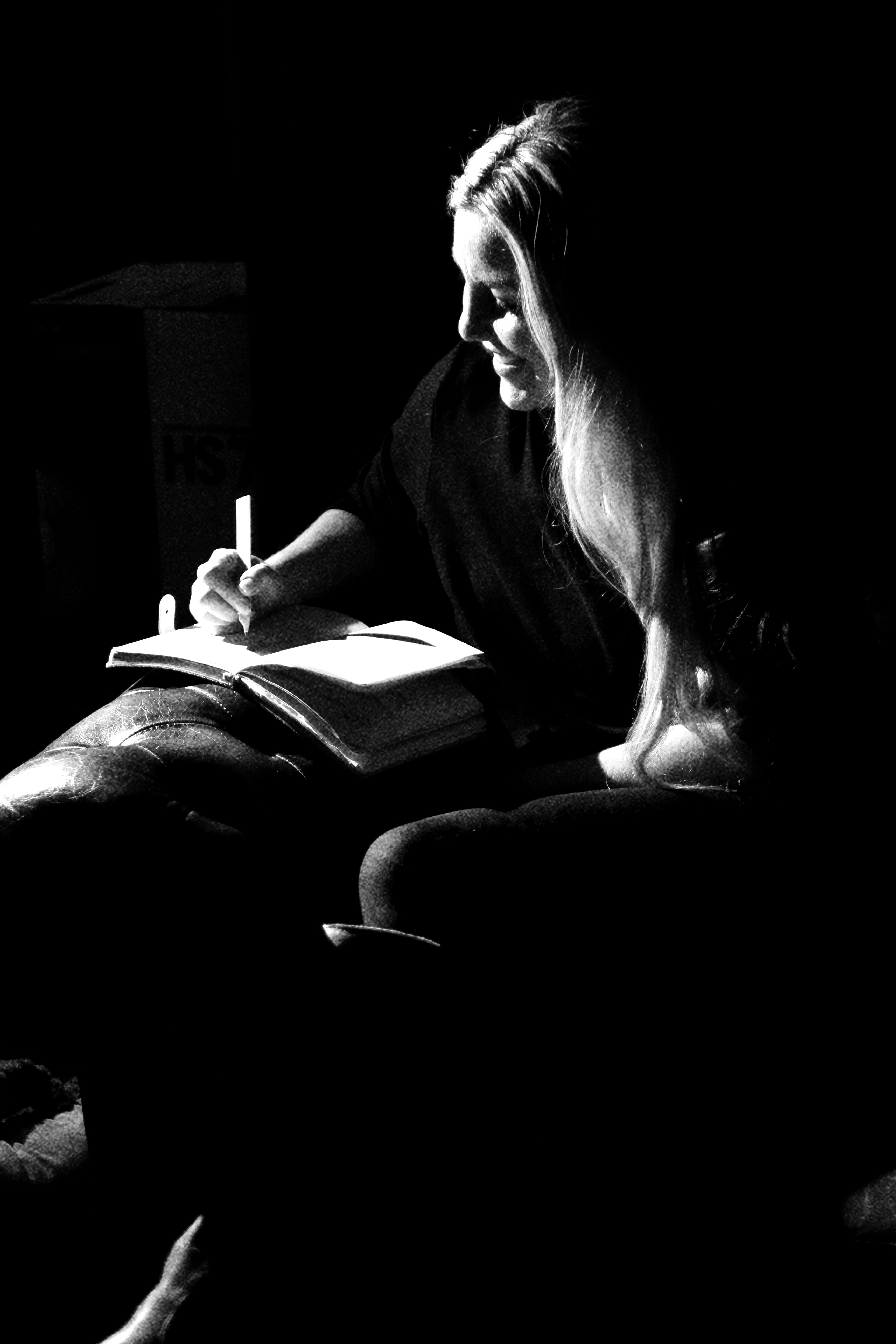 Dr. Julia Garcia writing